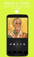 Oracion a San Cirilo de Jerusalen con Audio captura de pantalla 1
