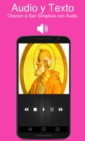 Oracion a San Simplicio con Audio الملصق