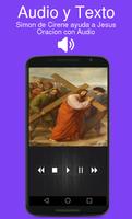 Simon de Cirene ayuda a Jesus Oracion con Audio ポスター