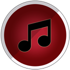 music skull mp3 player icon