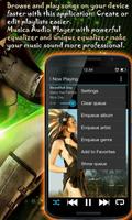 Musica Audio Player captura de pantalla 1