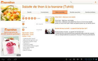Marmiton Tablette : recettes captura de pantalla 3