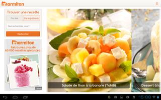 Marmiton Tablette : recettes โปสเตอร์