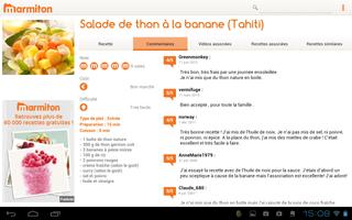 Marmiton Tablette : recettes captura de pantalla 2