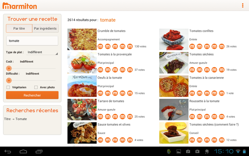 Marmiton Tablette Recettes Apk 1 9 Download For Android