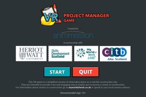 VR Project Manager Game Affiche
