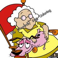 COLORING COWARDLY DOG imagem de tela 2