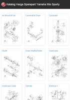 Yamaha Mio Sporty Sparepart 海報