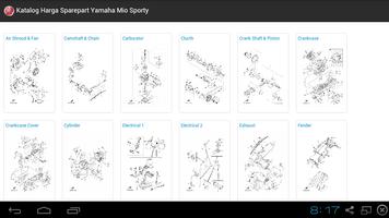 2 Schermata Yamaha Mio Sporty Sparepart