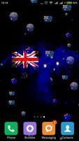 Australia Flag LiveWallpaper imagem de tela 2