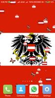 Austria flag live wallpaper capture d'écran 2