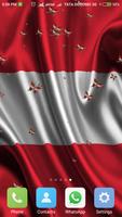 Austria flag live wallpaper imagem de tela 3