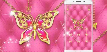 Pink Butterfly Theme – AppLock