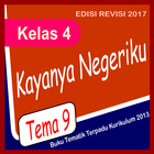 Buku Kelas 4 Tema 9 edisi revisi icône