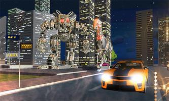 Robot Sports Car War Chuyển đổi Chiến đấu 3D 2018 ảnh chụp màn hình 2
