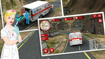 911 City Ambulance Rescue: Emergency Driving Game ภาพหน้าจอ 2