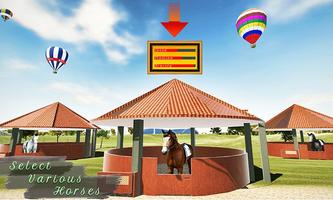 Nouvelle vraie course de chevaux et sau saut 3D 🏇 capture d'écran 2