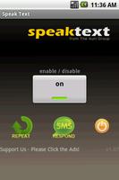 Speak Text - Safe Driving App পোস্টার