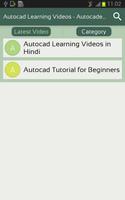 AutoCAD Learning Videos - Autocade Full Course App Ekran Görüntüsü 2