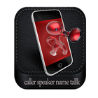 Icona caller speaker name  talk