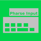 Phrase inputs icône