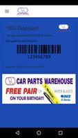 Car Parts Warehouse Club Card-poster