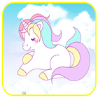 Unicorn : Coloring pages biểu tượng