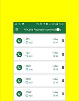 برنامه‌نما automatic app calls recorder عکس از صفحه