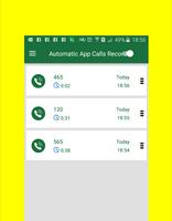 برنامه‌نما automatic app calls recorder عکس از صفحه