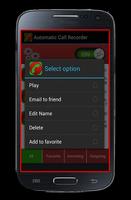 Automatic Call Recorder - Free capture d'écran 2