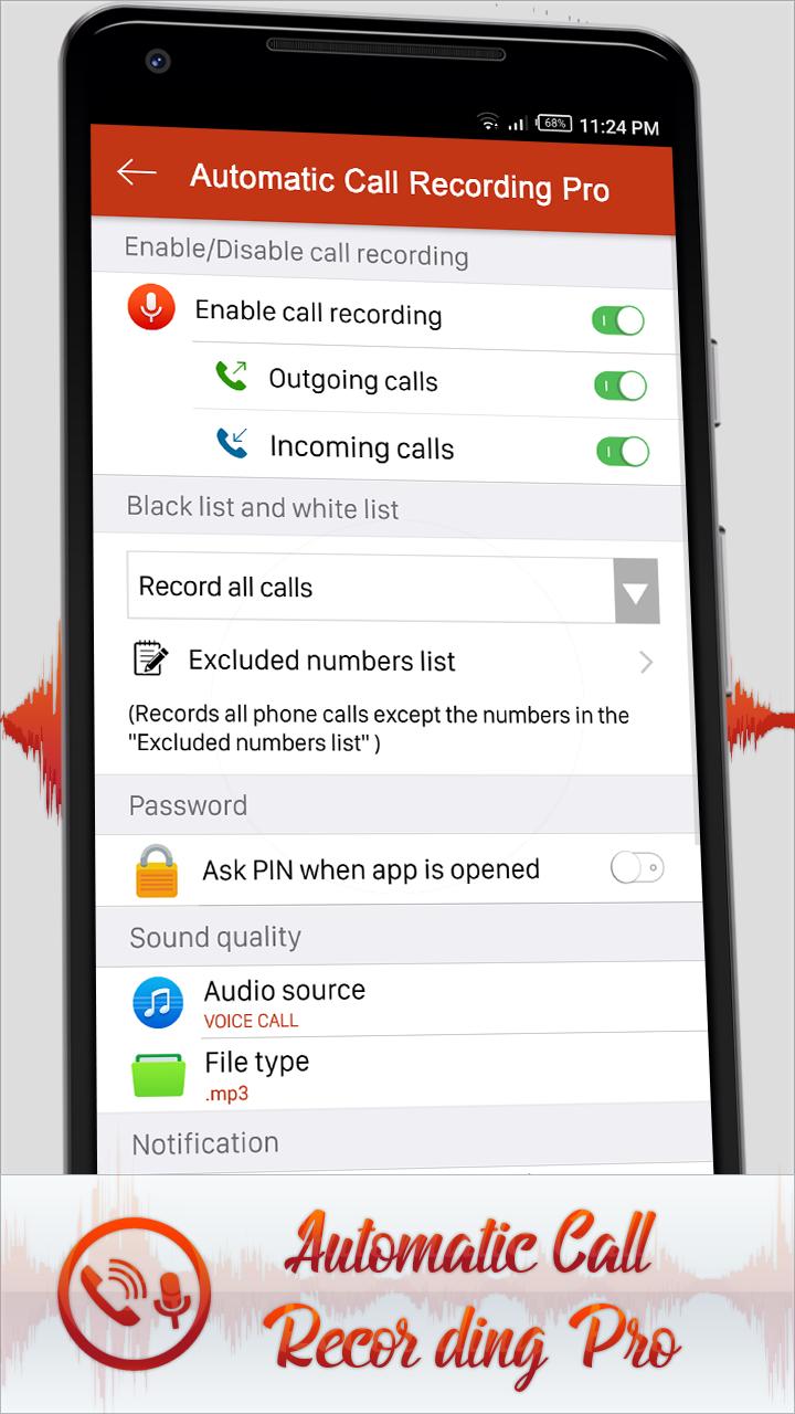Automatic Call Recording Pro for Android - APK Download