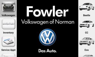 Fowler VW الملصق