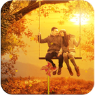 Love In Autumn Live Wallpaper icono