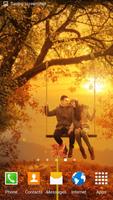 Love In Autumn Live Wallpaper imagem de tela 1