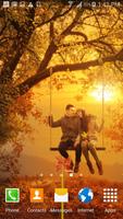 Love In Autumn Live Wallpaper syot layar 2