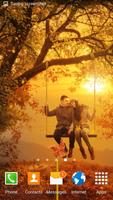 Love In Autumn Live Wallpaper 스크린샷 3