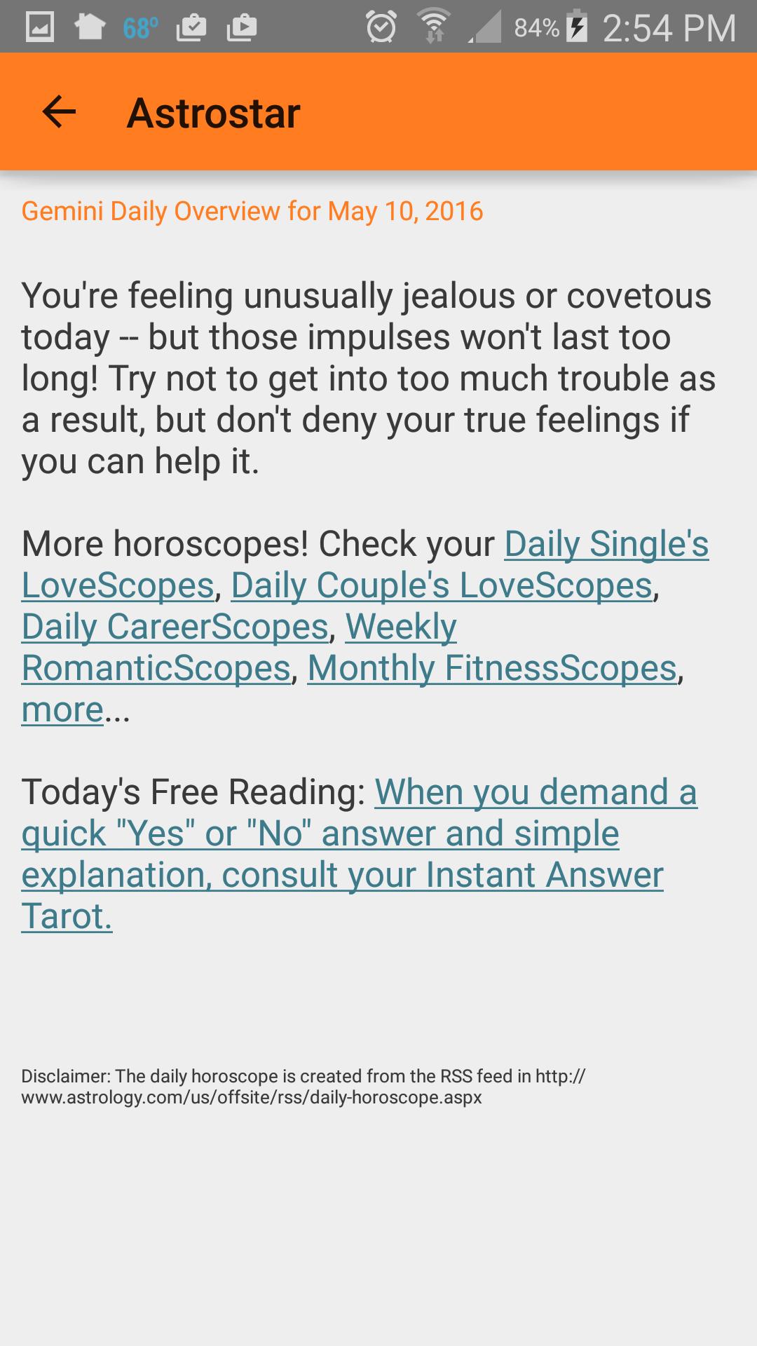 astrostars daily weekly horoscopes