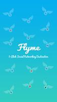 FlyMe - One Click Social Share Affiche