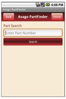 برنامه‌نما Avago PartFinder عکس از صفحه