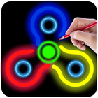Dibujar y girar 2 (Fidget Spin icono