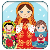 Fabricante ruso de la muñeca icono