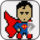 Superhero Coloriage: Couleur par numéro APK