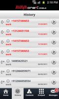 Avaya one-X® Mobile Screenshot 1