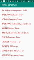 Mobile Sensors پوسٹر