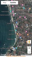 Indonésie Bali 360 Panorama Cartes satellite capture d'écran 2