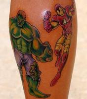 Superhero Tattoos WP capture d'écran 3