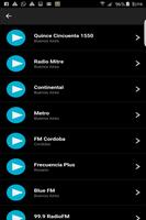 Emisoras de Radios Argentinas capture d'écran 1