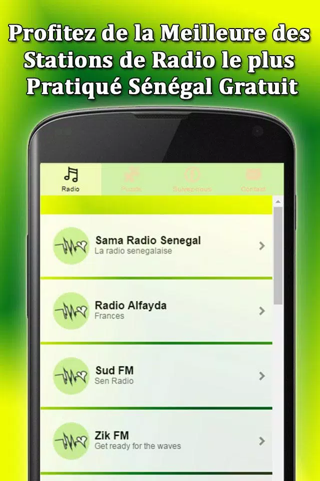 Stations de Radio Sénégal for Android - APK Download