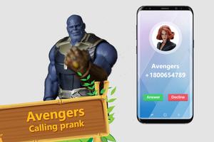 Avengers Fake Call imagem de tela 3