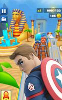 Avenger Infinity War Dash: spiderman, ironman Game Affiche